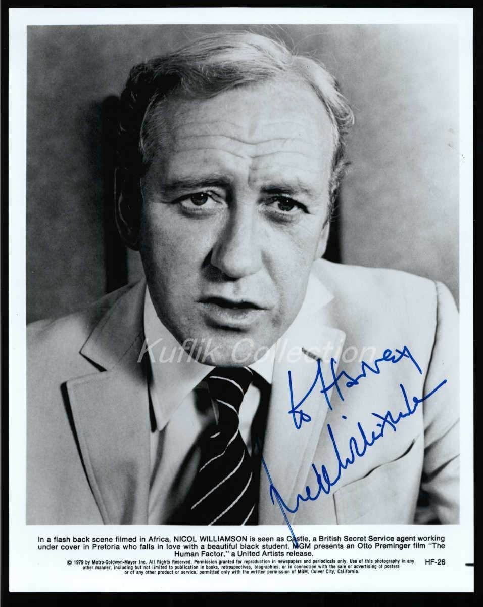 Nicol Williamson - Signed Autograph Movie Still - Excaliber