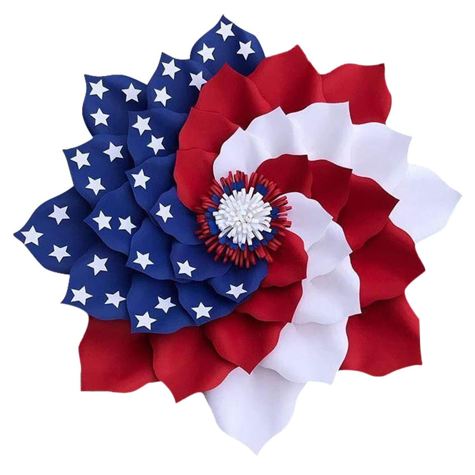 4th of July Patriotic Front Door Wreath
