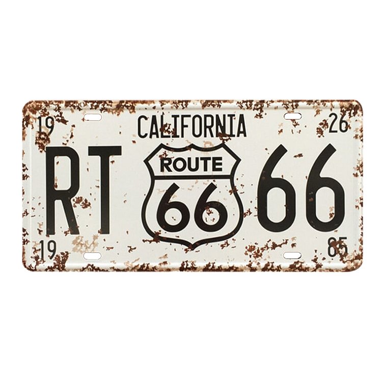 30*15cm - Route 66 - Car License Tin Signs/Wooden Signs