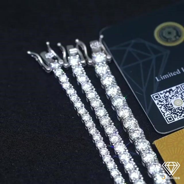 5MM 925S & Moissanite Iced out Tennis Bracelet