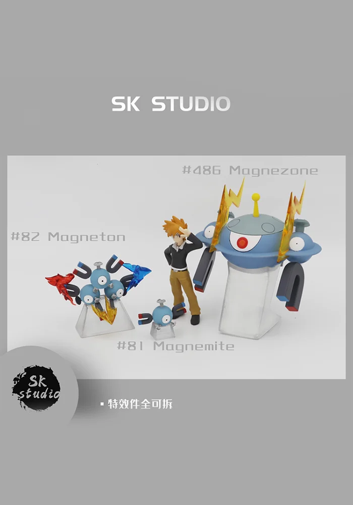 1/20 Scale World Zukan Magnezone Set - Pokemon Resin Statue - SK Studios [Pre-Order]-shopify