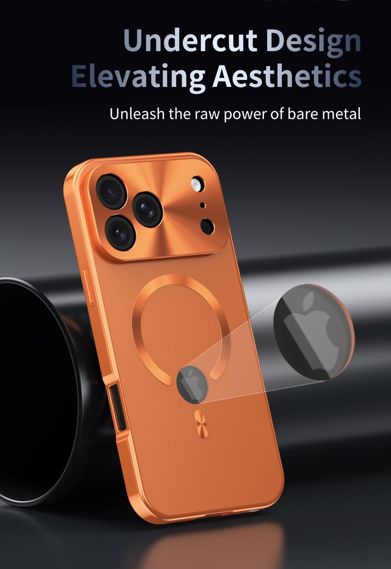 Metal Frame iP 17 Pro Max Case Purple Full Coverage Privacy Screen Lens Protection Magnetic TPU Back International Warranty Phone Cases phone case 17 pro max