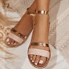 Womens Strappy Beach Flat Sandals