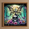 Diamond Painting-5D Full Round Drill Halloween Skeleton(40*40 CM)