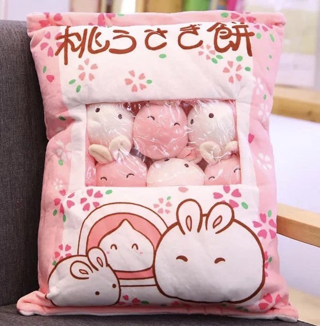 A Bag Of 8pcs Rabbit Soft Plush Toy