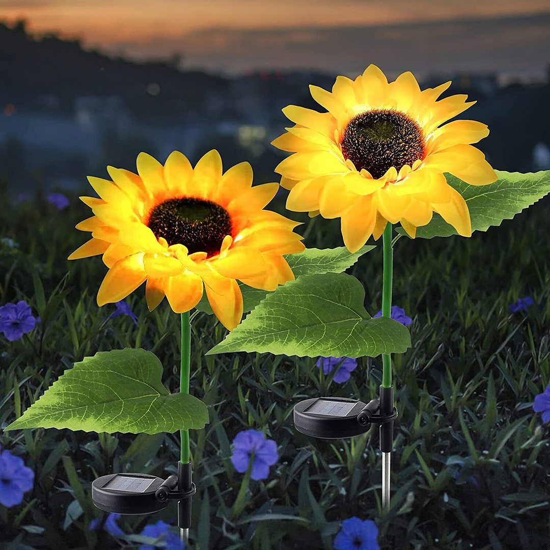 Sunflower LED Solar Garden Light