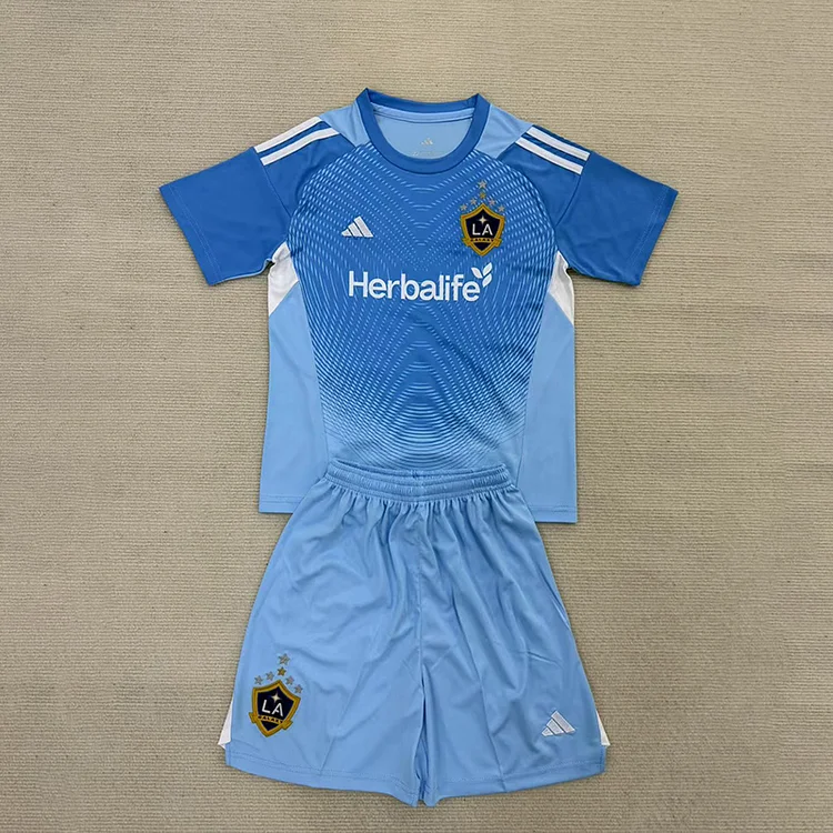 25/26 LA Galaxy Blue Goalkeeper Kids Set