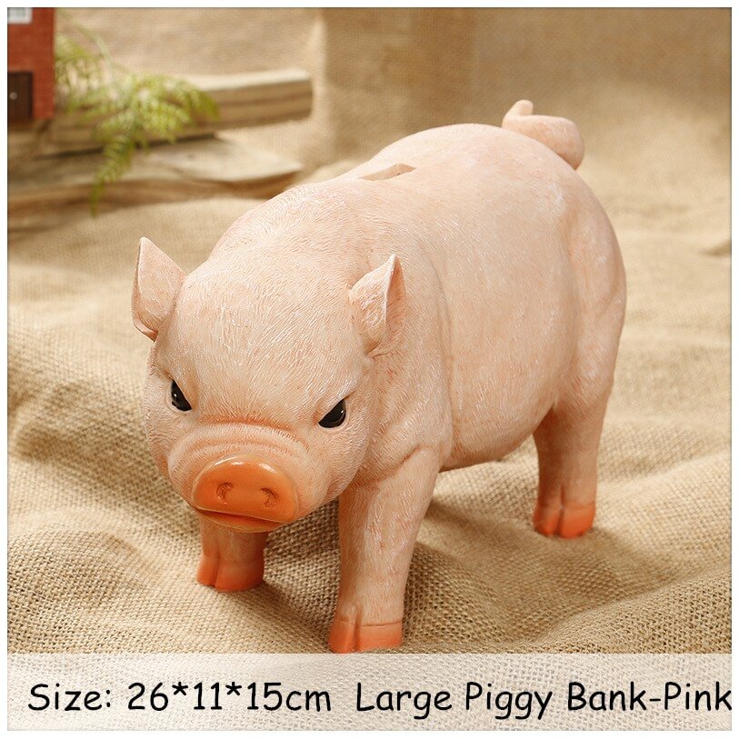 Large Piggy Bank Savings Tank Imitated Animal Money Box Money Bank Home Decoration Gifts for Students