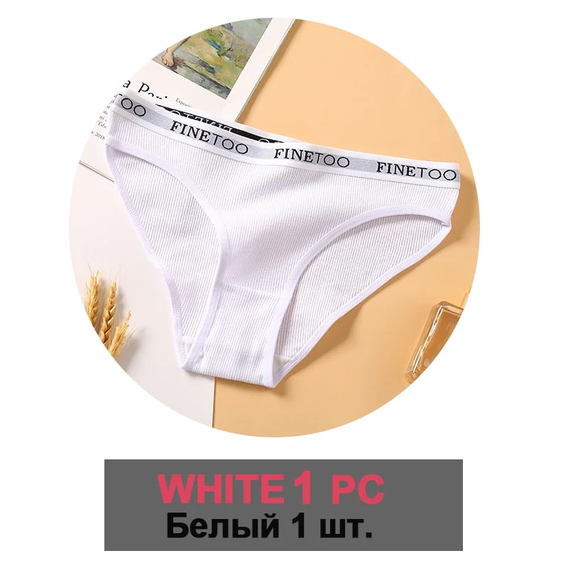 Sexy Cotton Panties for Woman Underwear Soft Letter Belt Women's Underpants Girls Lingerie Briefs Comfort Ladies Intimate M-XL