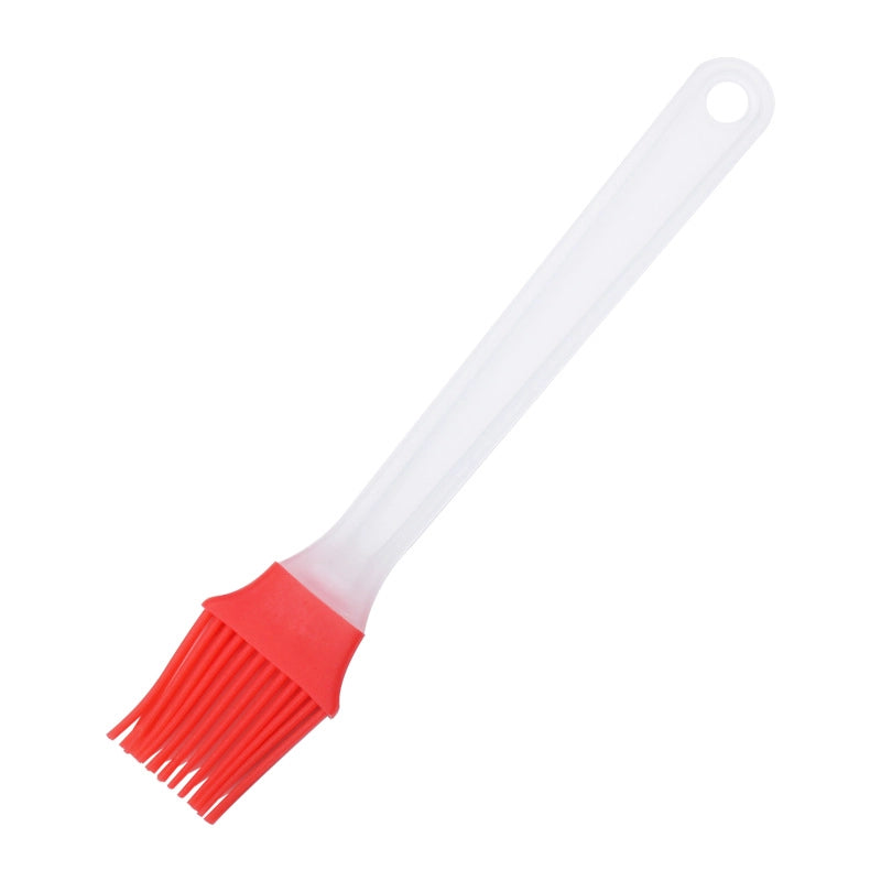 Silicone Oil Brush Small Split Non-lint Barbecue Seasoning Brush High Temperature Baking Oil Brush Plastic Handle Barbecue Brush