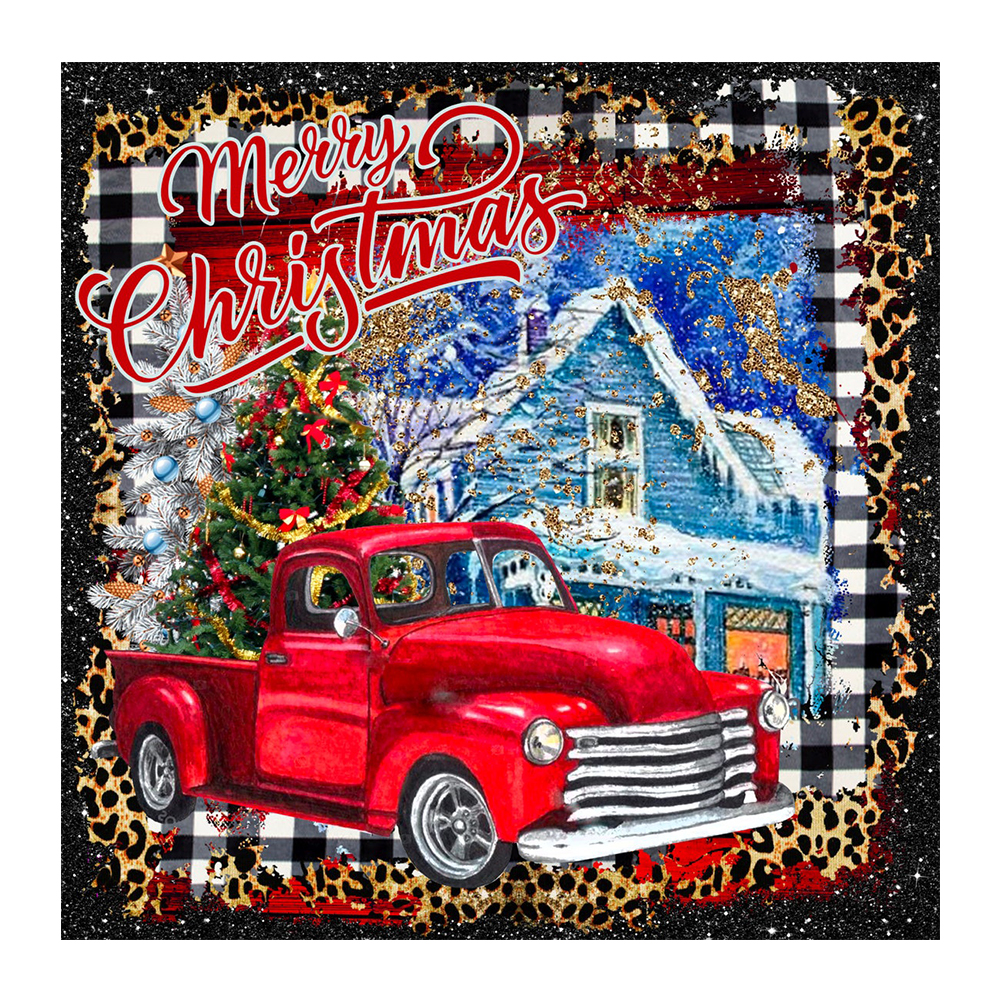 

Christmas Car - Round Drill Diamond Painting - 30*30CM, 501 Original