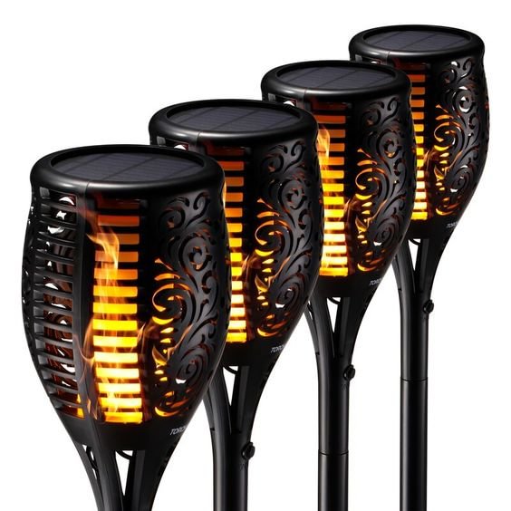 Solar Light Flickering Flames Torches - vzzhome
