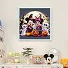 【Limited Stock Sale】Disney Halloween-Mickey Minnie-11CT Stamped Cross Stitch 45*45cm/17.72*17.72in