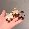 10PCS Neutral Plain Colors Flower Shape Hair Claws