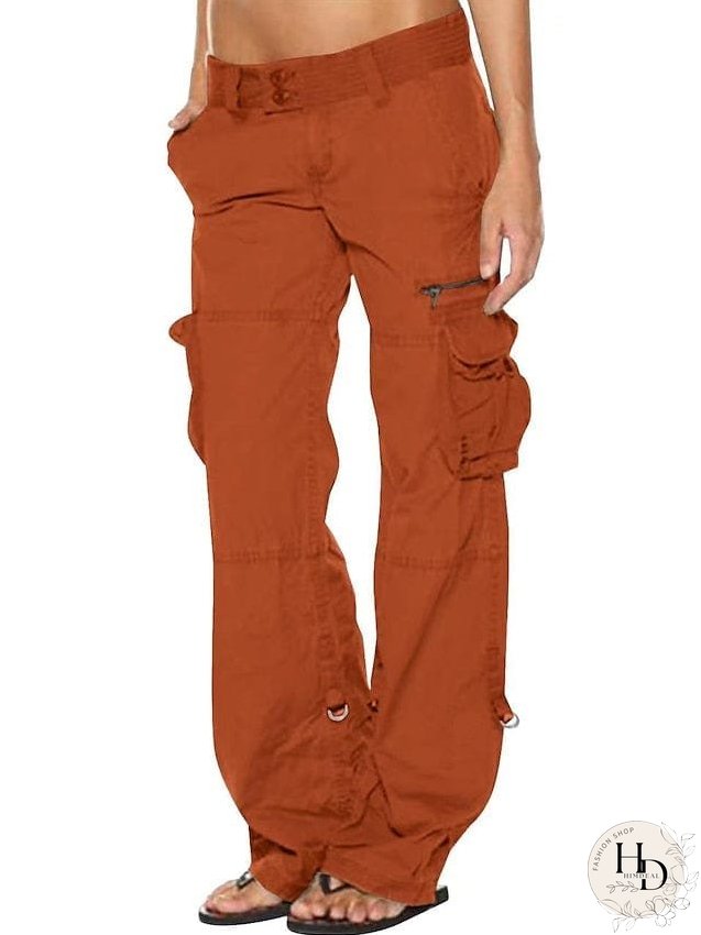 Streetwear-Inspired Black Cargo Pants