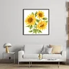 Sunflower - 9CT Partial Beaded Cross Stitch Kit(19x19cm)