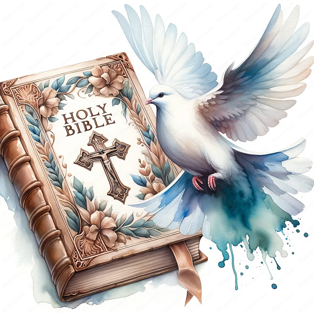 Diamond Painting - Full Round Drill - Holy Bible(Canvas|30*30cm)