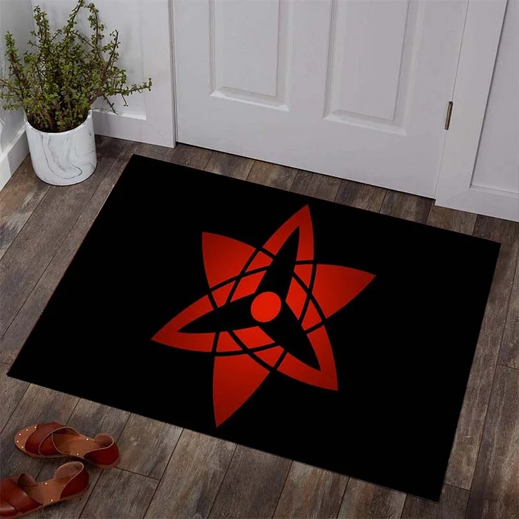 Anime Blood Eye Area Rugs for Living Room Bedroom Decor Table Mats Entrance Mats Bedroom Bath Kitchen Non-slip Mats Home Decor
