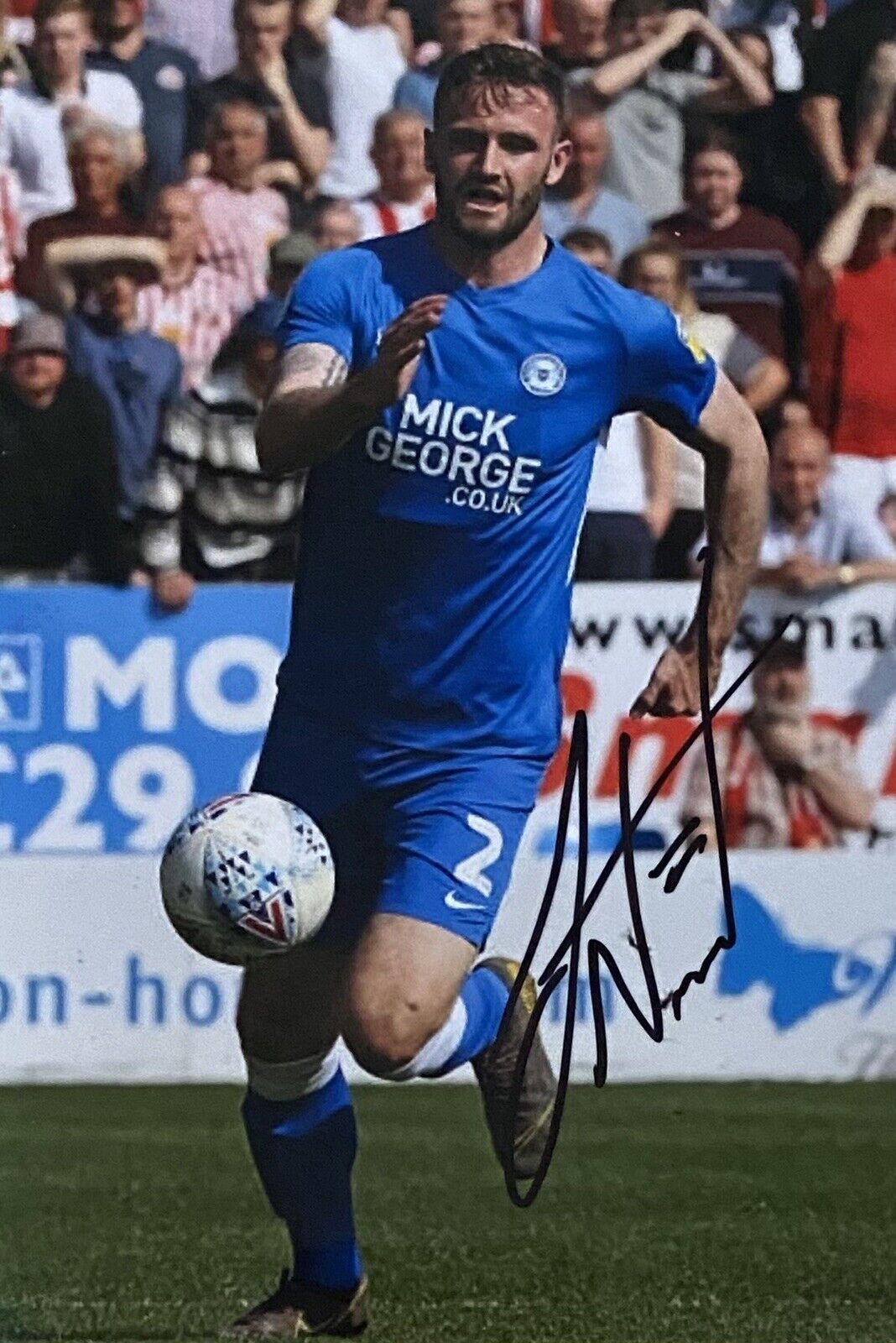 Jason Naismith Genuine Hand Signed Peterborough United 6X4 Photo Poster painting