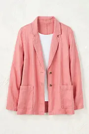 Linen Boyfriend Jacket