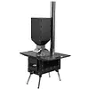[US Local Warehouse] Portable Wood Burning Stove with Stainless Steel Construction Compact Tent Stove Chimney Pipes Included Firewood Stoves for Outdoor Heating & Cooking Ice Fishing Hunting