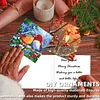 12Pcs Diamond Painting Snowbird Greeting Card Set with Envelope
