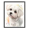 Maltese Dog-11CT Stamped Cross Stitch 40*50cm/15.75*19.69in tapestrymarket