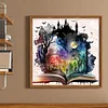 (Stamped/Counted) Magic Book - 11CT Cross Stitch 50*50cm/19.69*19.69in