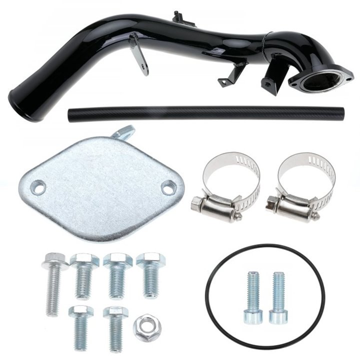 6.6 EGR Delete Kit & High Flow Intake Elbow Pipe Tube for 6.6L Duramax