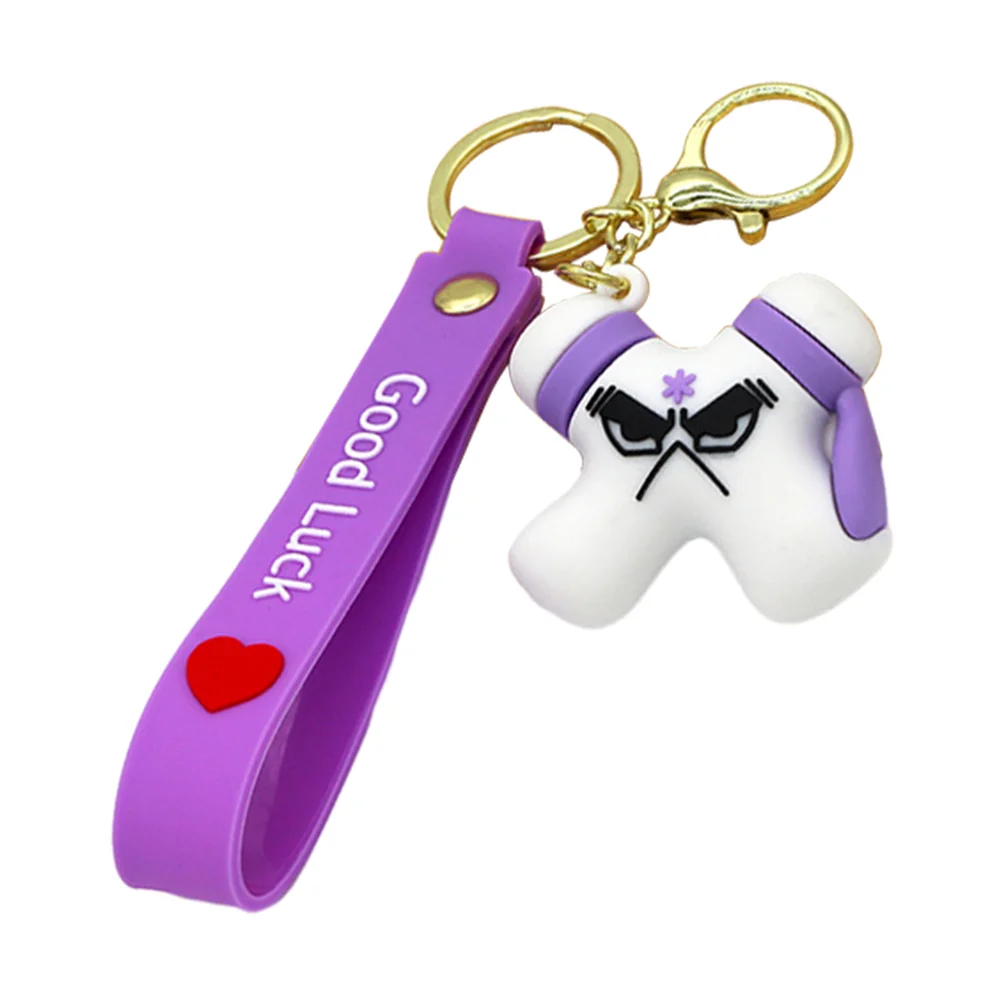 Letter A-Z Keychain Wacky Wizard Handbag Key Chain for Car Keys/Wallet/Backpack