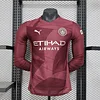 2024/2025 Long Sleeve Player Version Manchester City Third Away Football Shirt 1:1 Thai Quality