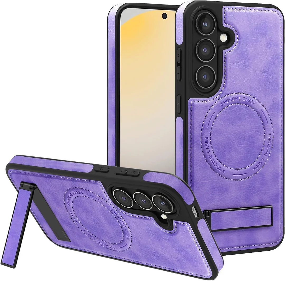 Samsung Galaxy Z Fold 6 Leather Case Magnetic Protective Case Holder Phone Case