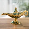 Handmade Enamel Alloy Aladdin Magic Lamp
