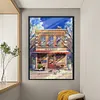 uk.everydayedeals (Limited Stock)Cross Stitch - 11ct Stamped - Librairie de printemps (50*70cm)