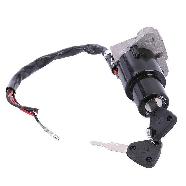 Motorcycle Ignition Switch Lock Assembly with 2 Keys for Yamaha DT 125R
