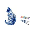(US Only)Paint By Numbers Kit On Canvas DIY Oil Art Cat Home Wall Decor40x40cm