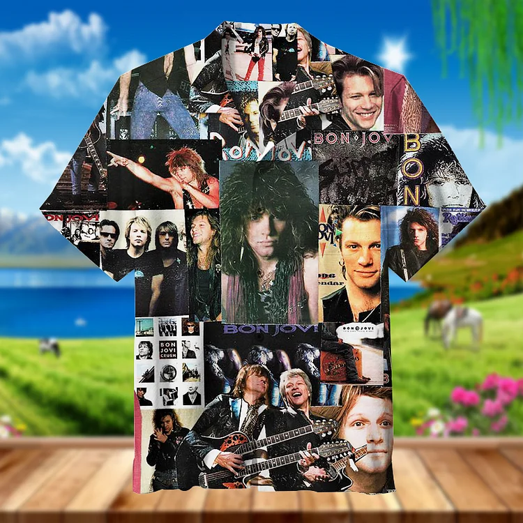 Jon Bon Jovi|Unisex Hawaiian Shirt