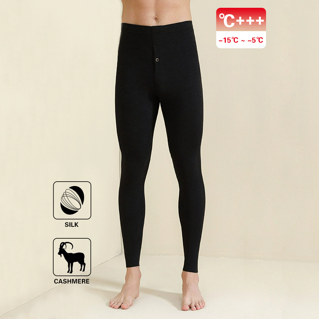 REAL SILK LIFE Men Thermal Long Johns