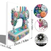(Pre-Framed)Sewing Mechine-Special Shape Diamond Painting Kit(25x25cm)