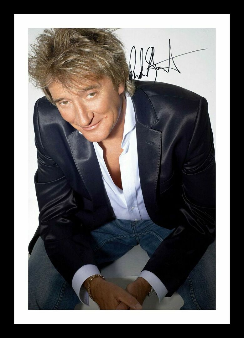 Rod Stewart Autograph Signed & Framed Photo Poster painting 6