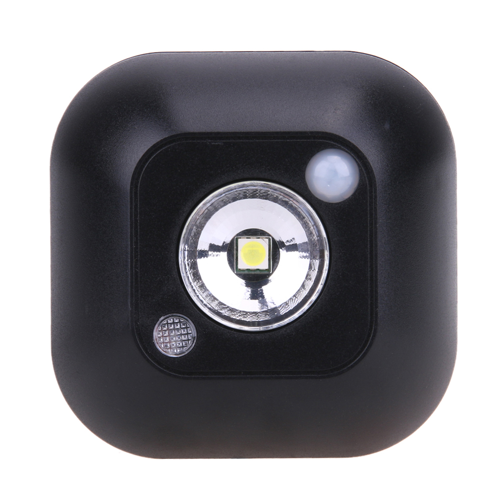 

Wireless Infrared Motion Sensor Ceiling Battery Powered Porch-Night Light, Black, 501 Original