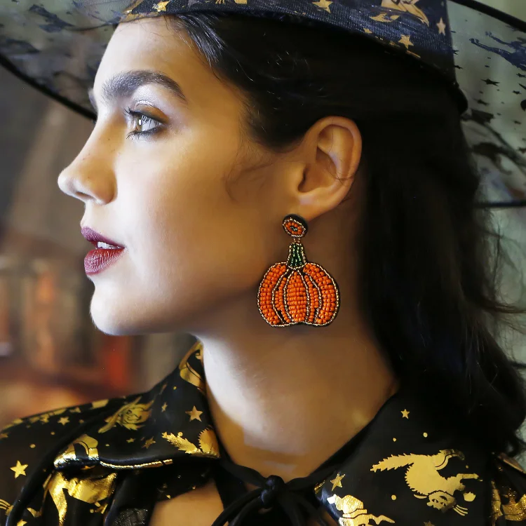 Halloween Pumpkin Earrings