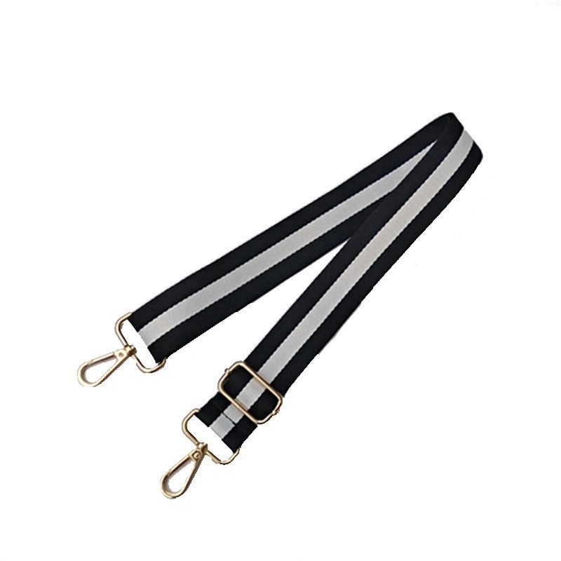 Purse Accessories Bag Strap New Striped Color Long Shoulder Strap Adjustable One Shoulder Crossbody Strap Anti-gravity Shoulder Strap