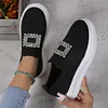 Gioiacombo&trade; Nuove scarpe casual slip-on da donna con strass