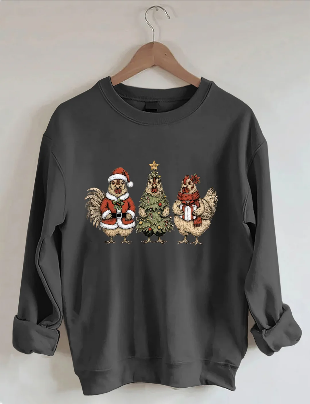 Christmas Chickens Sweatshirt