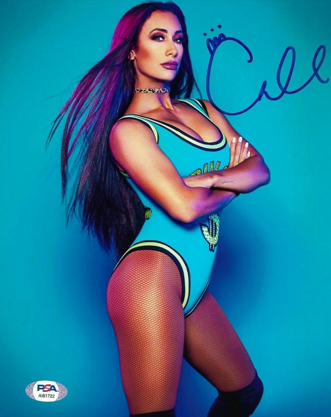 WWE CARMELLA HAND SIGNED AUTOGRAPHED 8X10 Photo Poster painting WITH PROOF AND PSA DNA COA 9