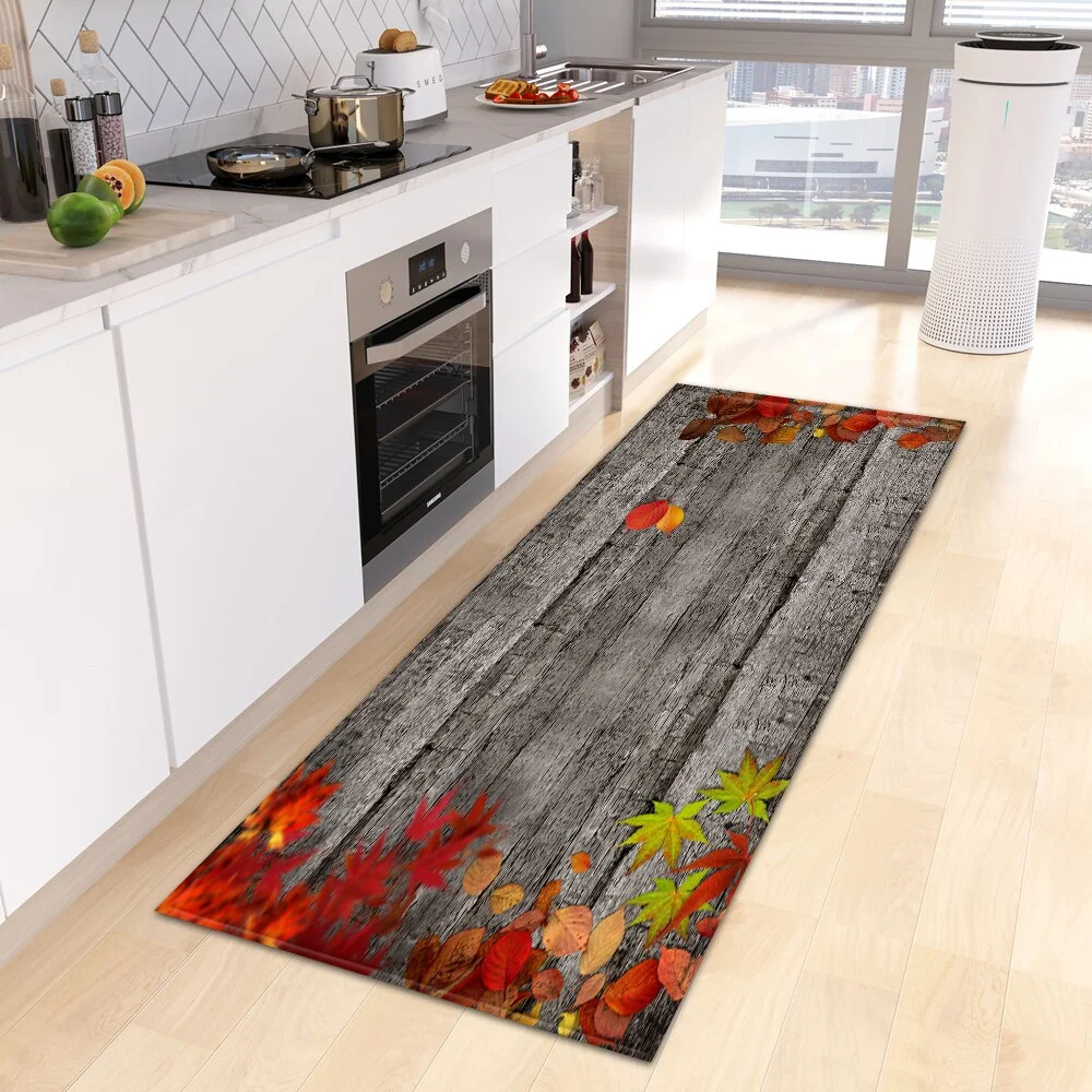 Modern Kitchen Mat Hallway Entrance Doormat Home Bedroom Bedside Living Room Children Decoration Carpet Bath Anti-Slip Floor Rug