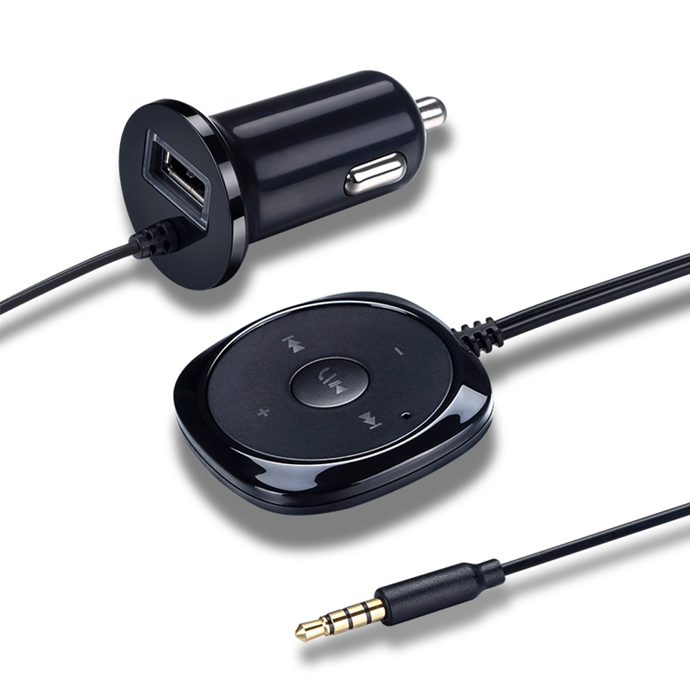 

Wireless Bluetooth Audio Music Receiver 3.5mm Adapter Handsfree Car AUX, 501 Original