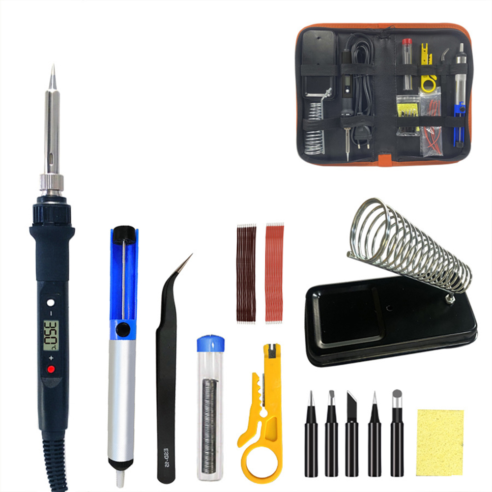 

80W Digital Electric Soldering Iron Kit Temperature Adjustable Ceramic Heat, 501 Original