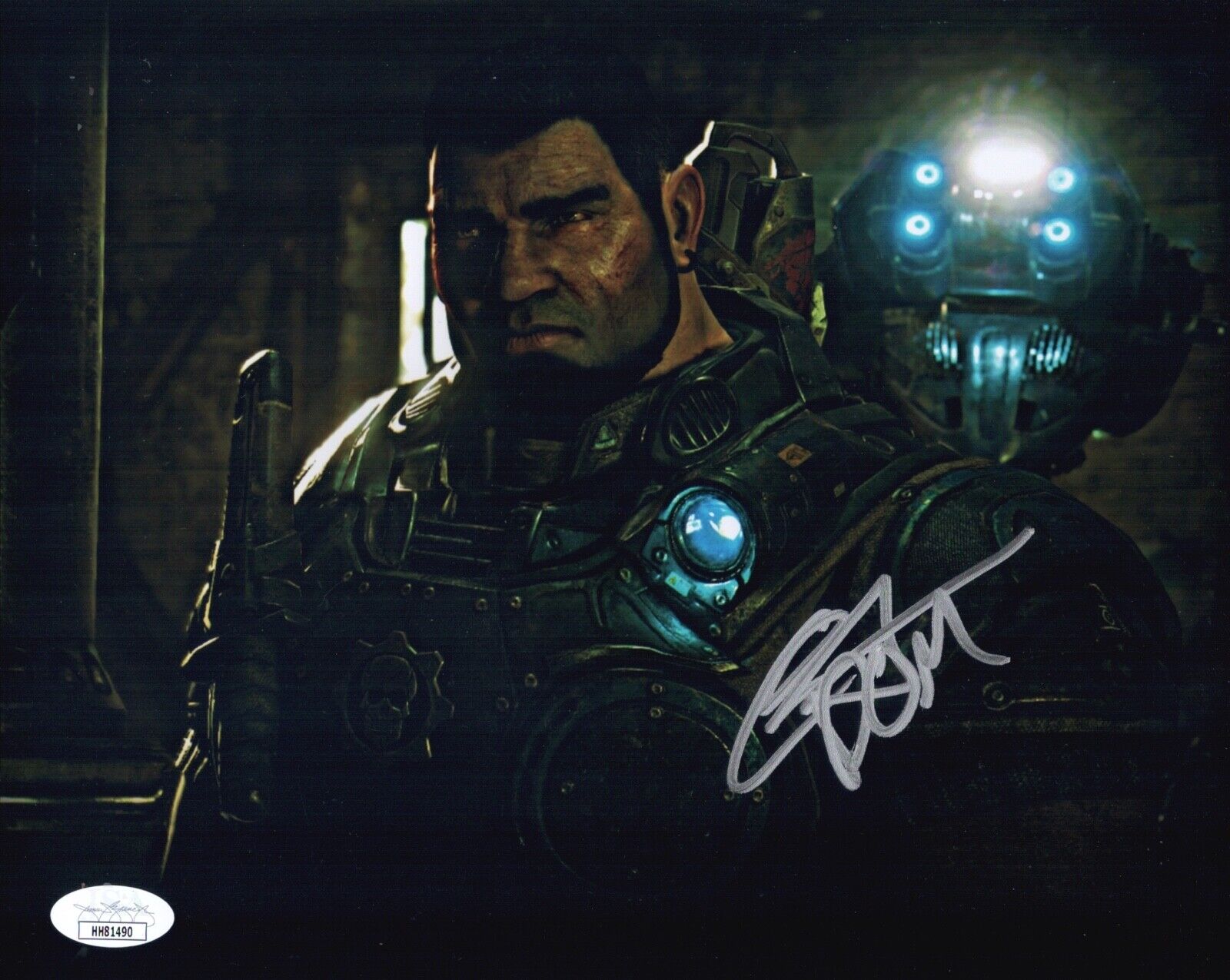 CARLOS FERRO Signed GEARS OF WAR 8x10 DOM